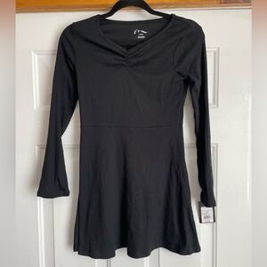Art Class Black Long Sleeve Dress, Girls, Sz 10/12, NWT